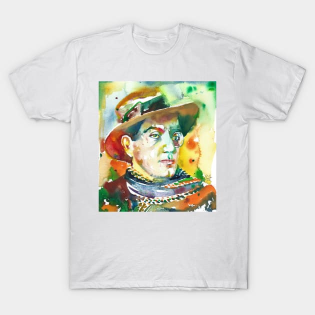 FRITZ LANG watercolor portrait .2 T-Shirt by lautir